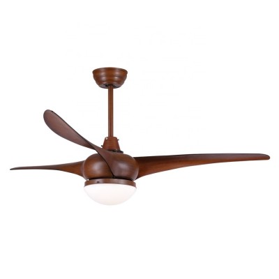 52 inch 220v low power consumption 3 plastic blades ceiling fan with led light remote control